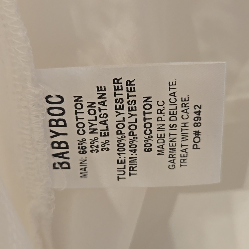 Babyboo EVIE MINI DRESS - IVORY size Medium - Picture 9 of 13